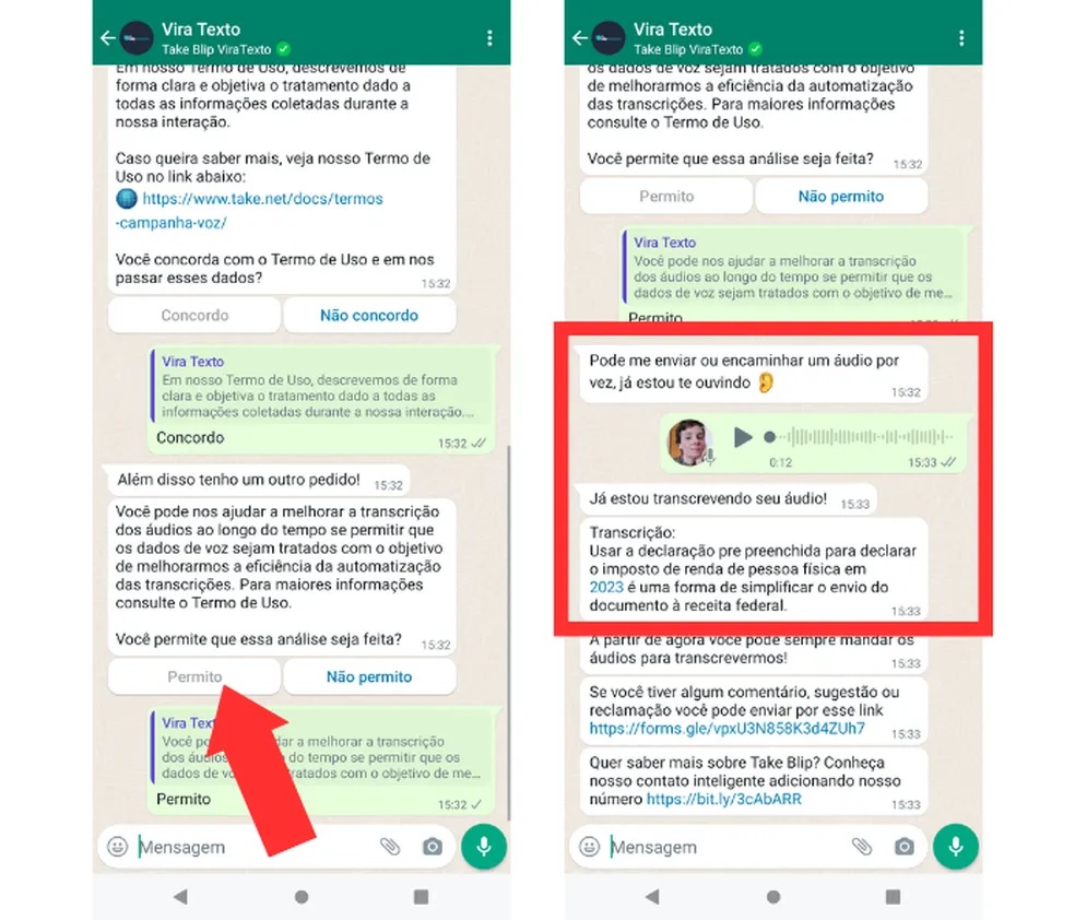 Como Transcrever Áudios do WhatsApp com Vira Texto