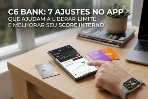 C6 Bank: 7 ajustes no app que ajudam a liberar limite e melhorar seu score interno